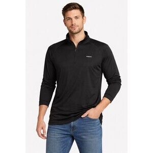 Patagonia Capilene 1/4 Zip Pullover Men’s Large Black Performance Baselayer